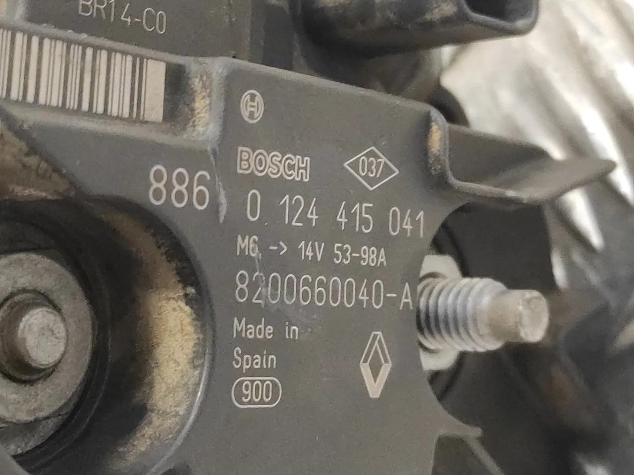 Alternador para Dacia Sandero