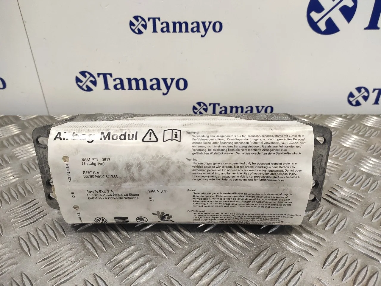 Airbag Delantero Derecho para Seat Leon (1P1)