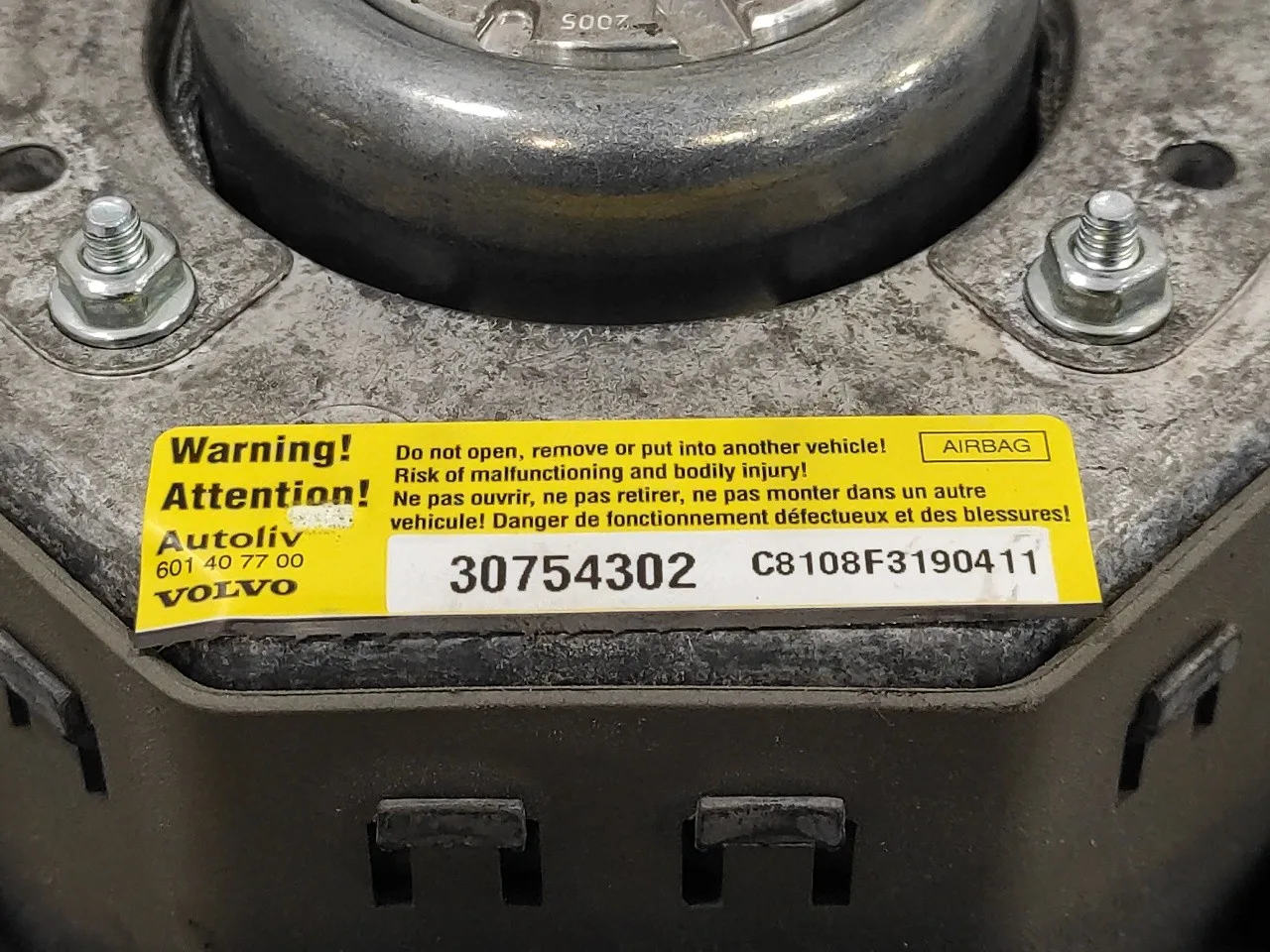 Airbag Delantero Izquierdo para Volvo Xc90