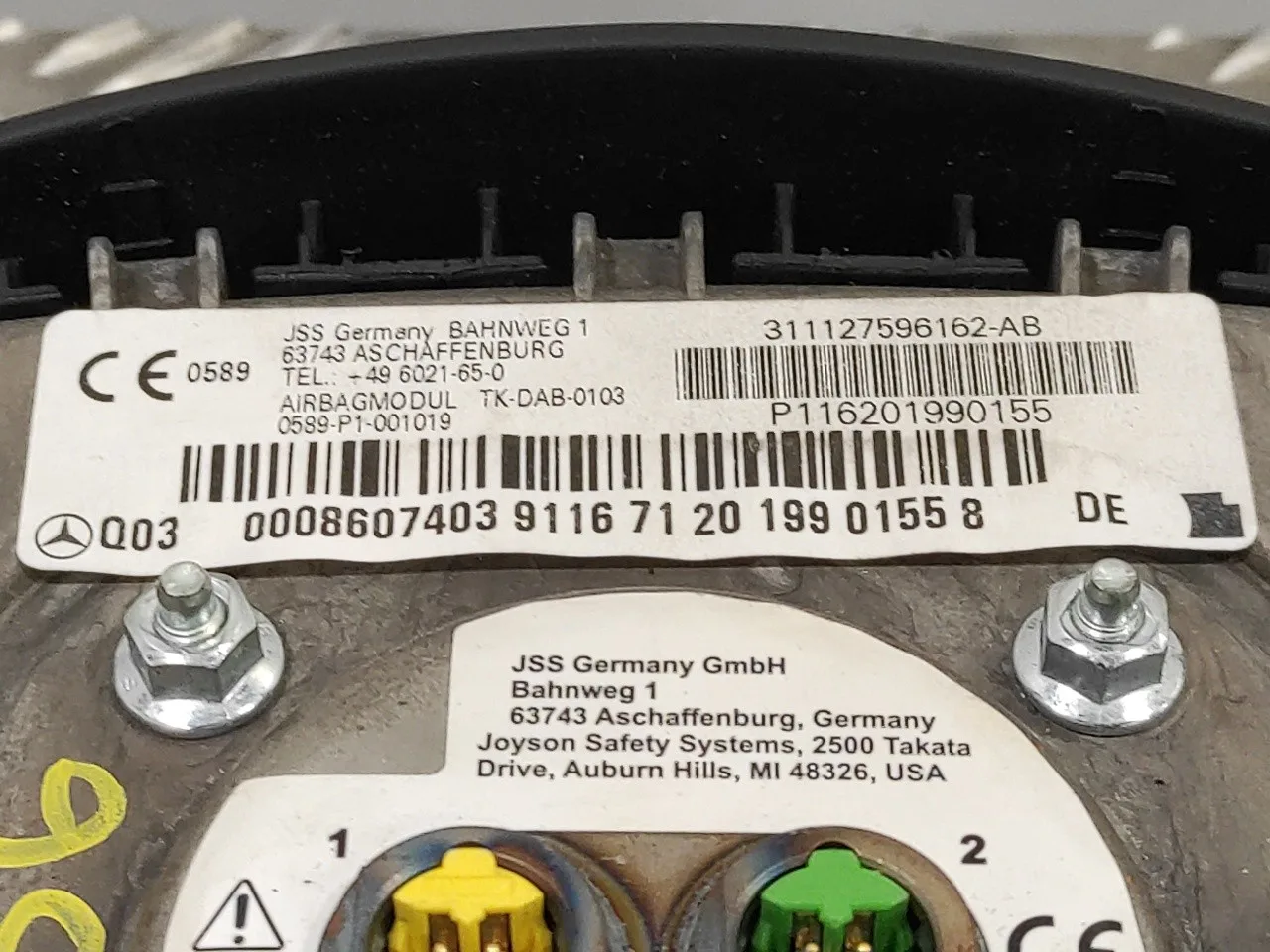 Airbag Delantero Izquierdo para Mercedes-Benz Clase A (W169)