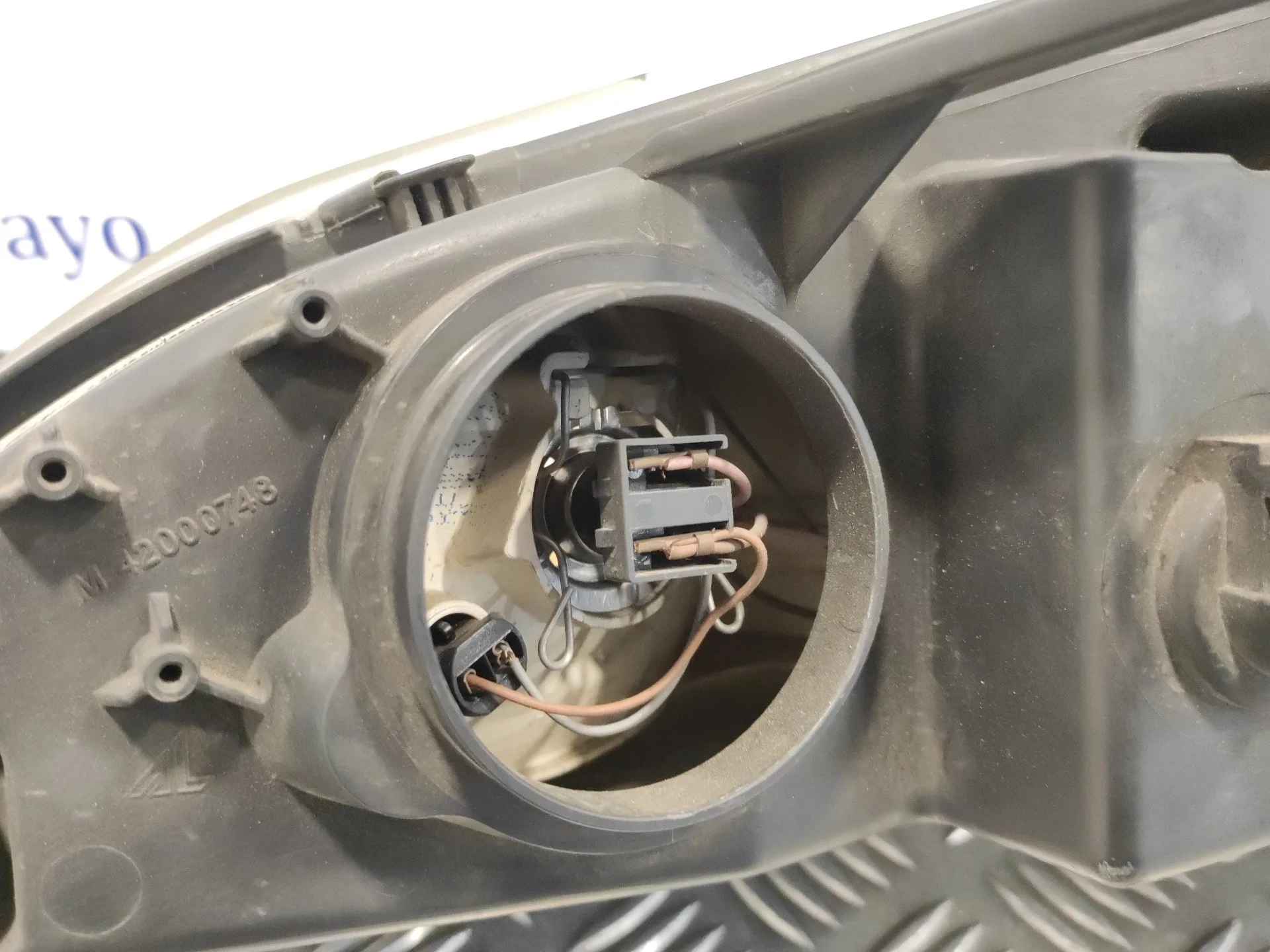 Faro Derecho para Peugeot 407