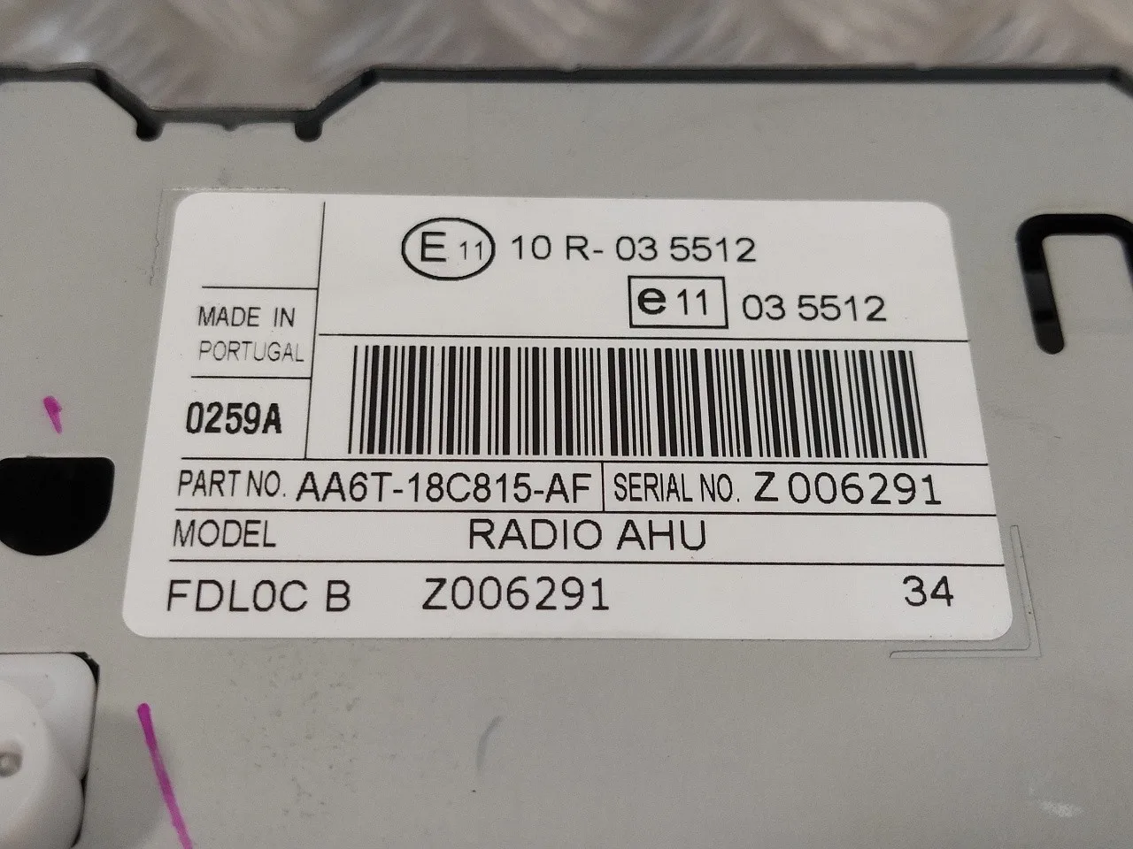 Sistema Audio / Radio Cd para Ford Fiesta (Cb1)
