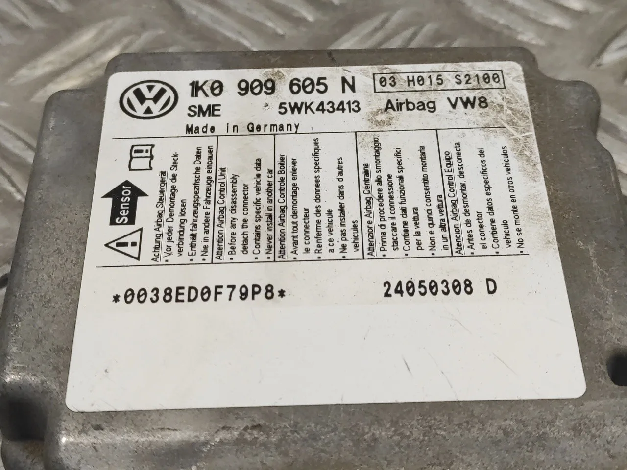 Centralita Airbag para Seat Altea (5P1)