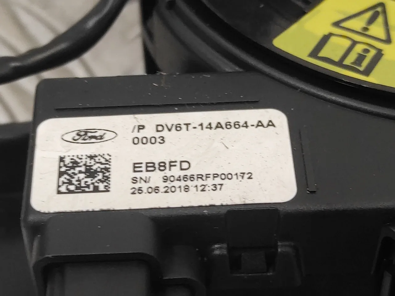 Anillo Airbag para Ford Transit Connect