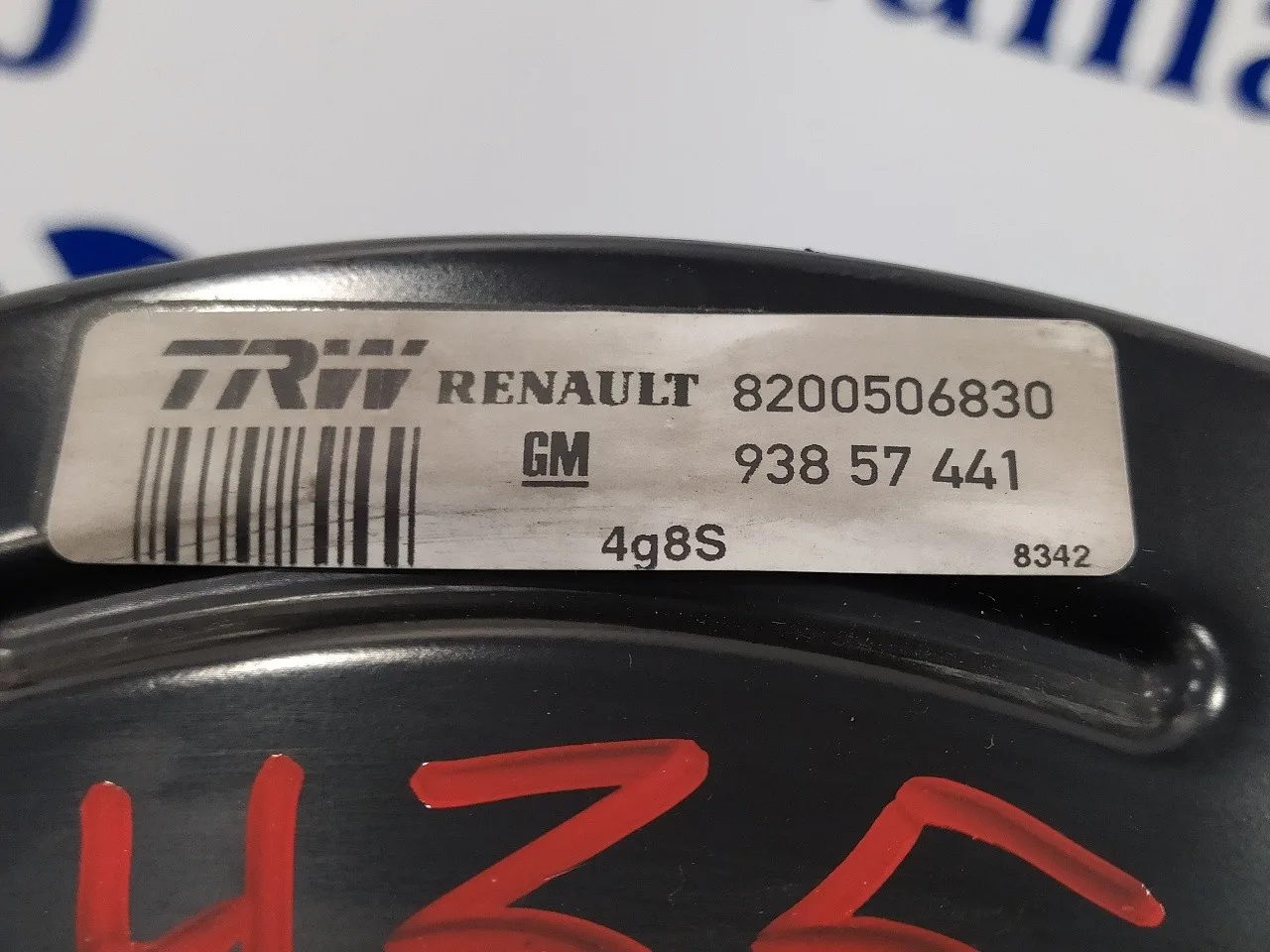 Servofreno para Renault Trafic Caja Cerrada (Ab 4.01)