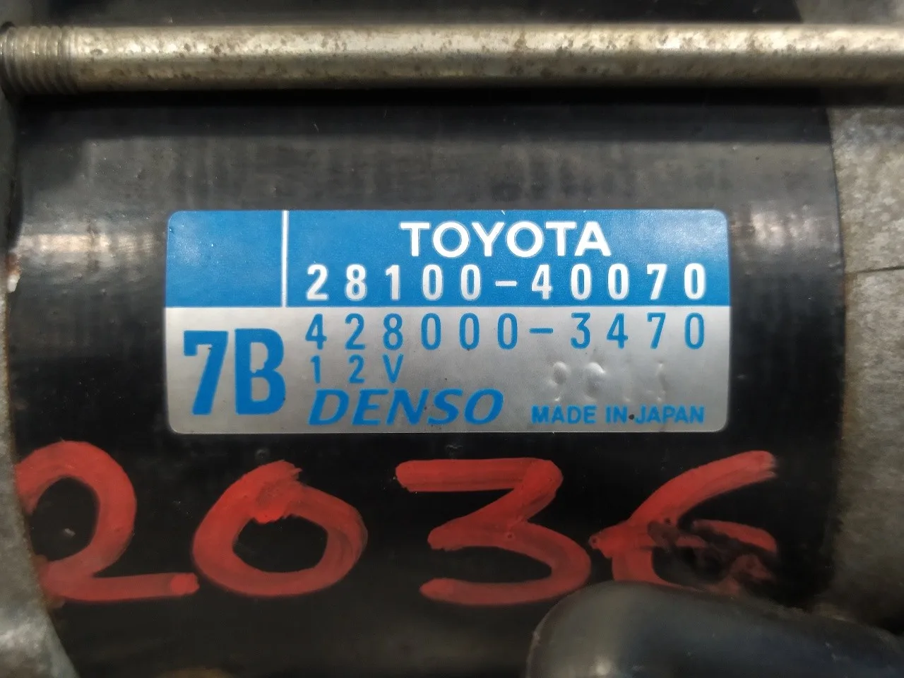 Motor Arranque para Toyota Yaris (Ksp9/Scp9/Nlp9)