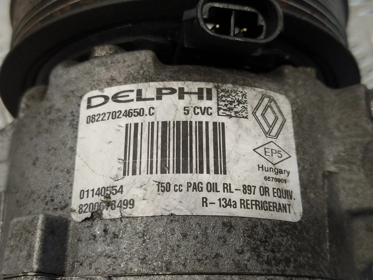 Compresor Aire Acondicionado para Renault Scenic Ii