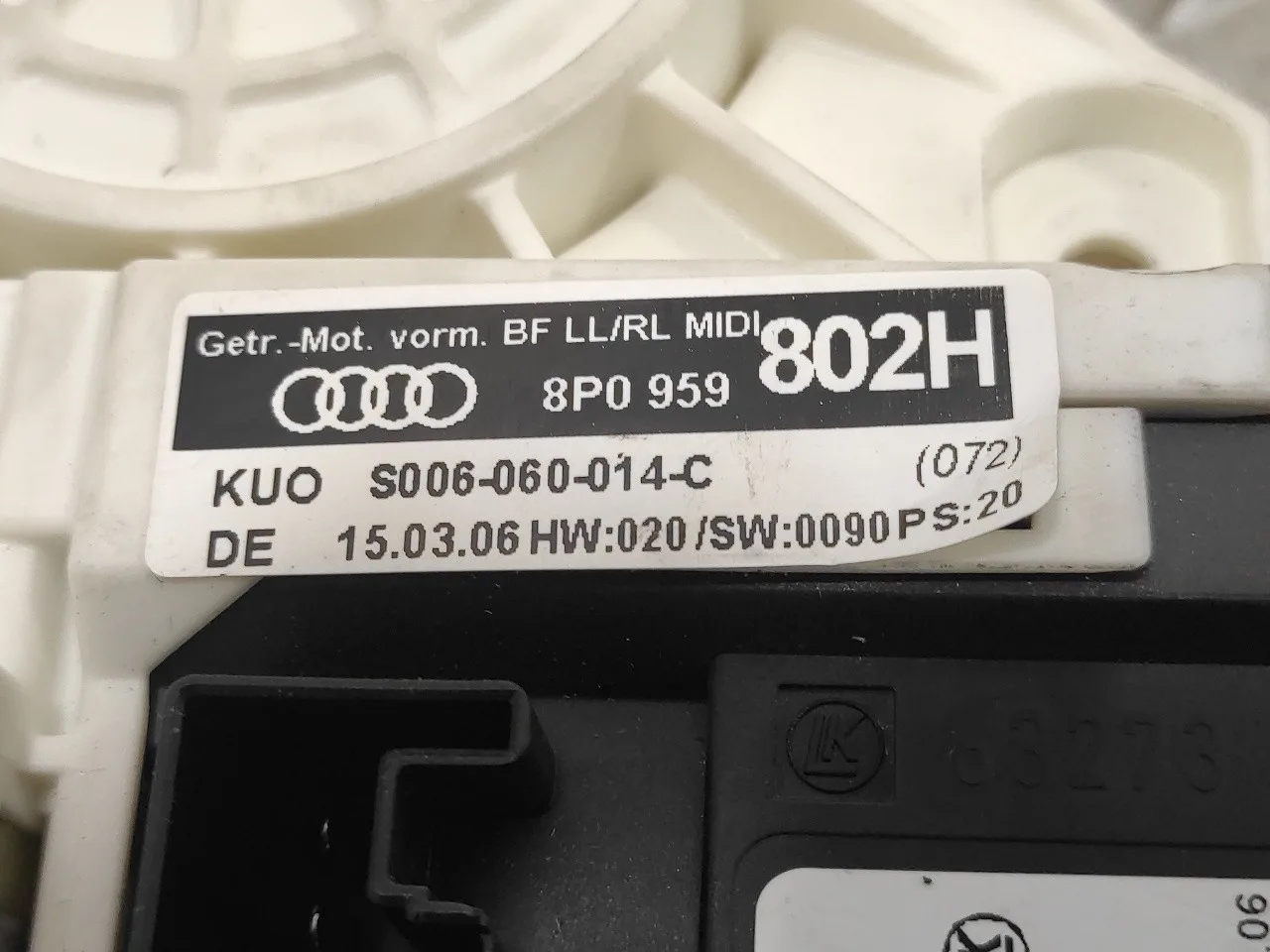 Motor Elevalunas Delantero Derecho para Skoda Fabia (5J2 )