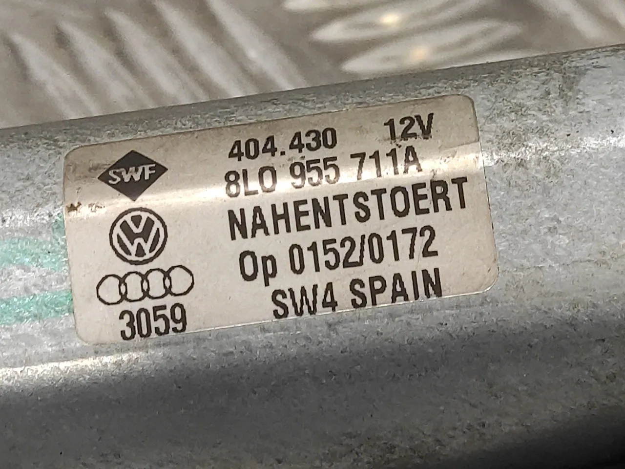 Motor Limpia Trasero para Audi A3 (8L)