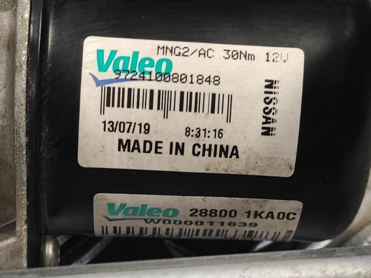 Motor Limpia Delantero para Nissan Juke (F15)
