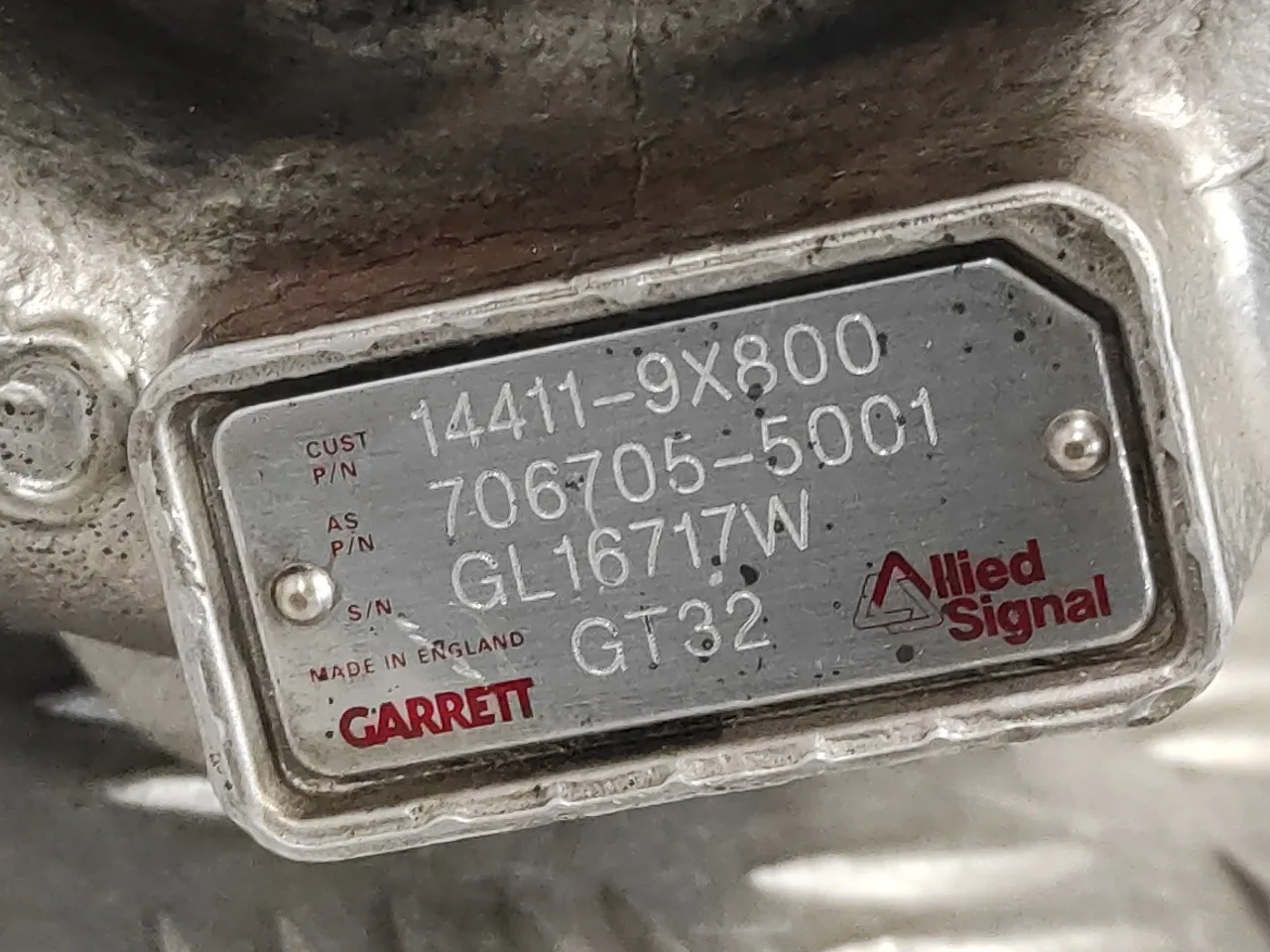 Turbocompresor para Nissan Atleon