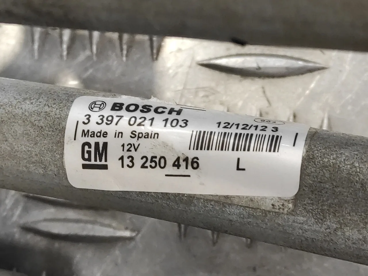Motor Limpia Delantero para Opel Meriva B