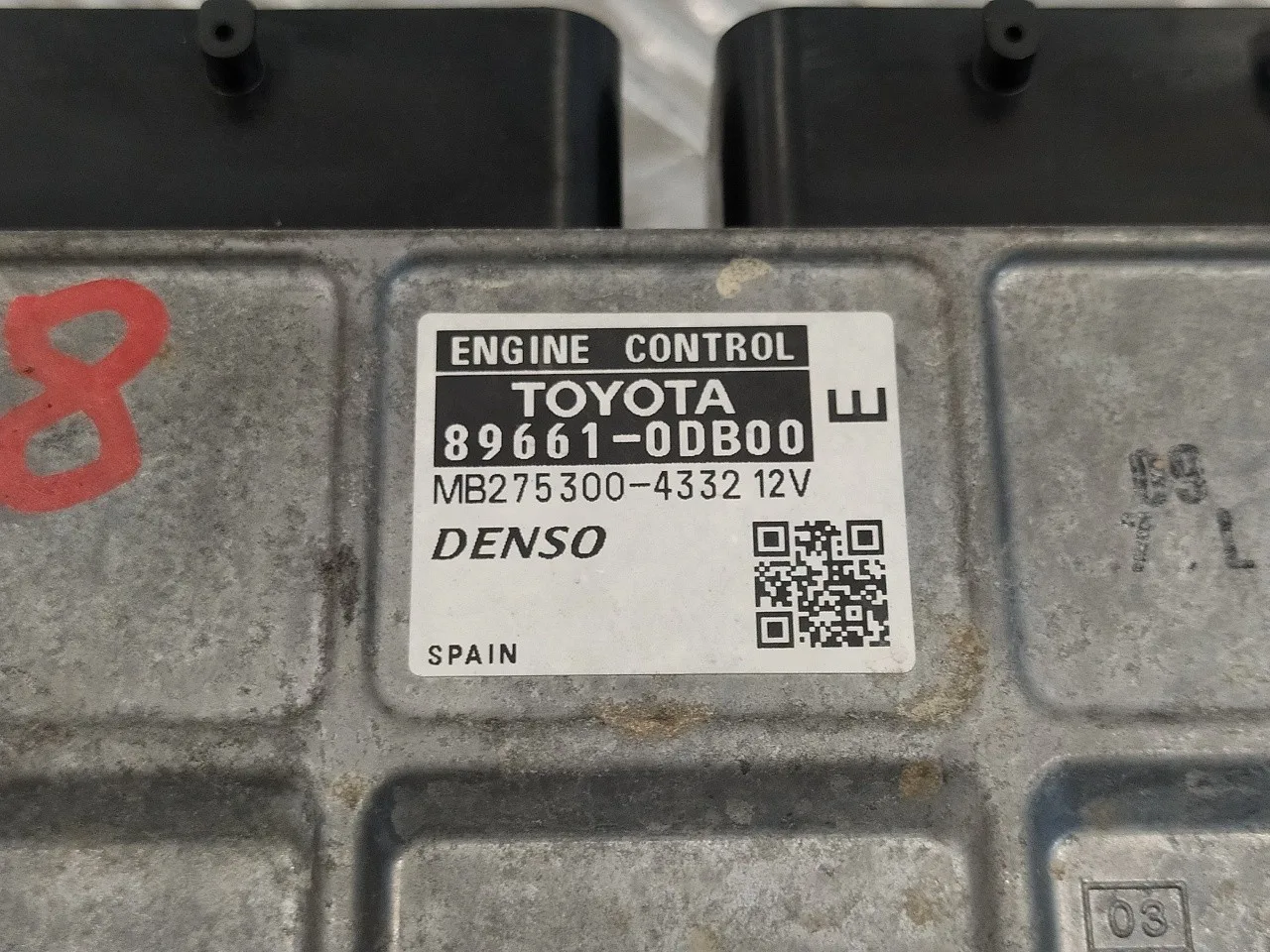 Centralita Motor Uce para Toyota Yaris