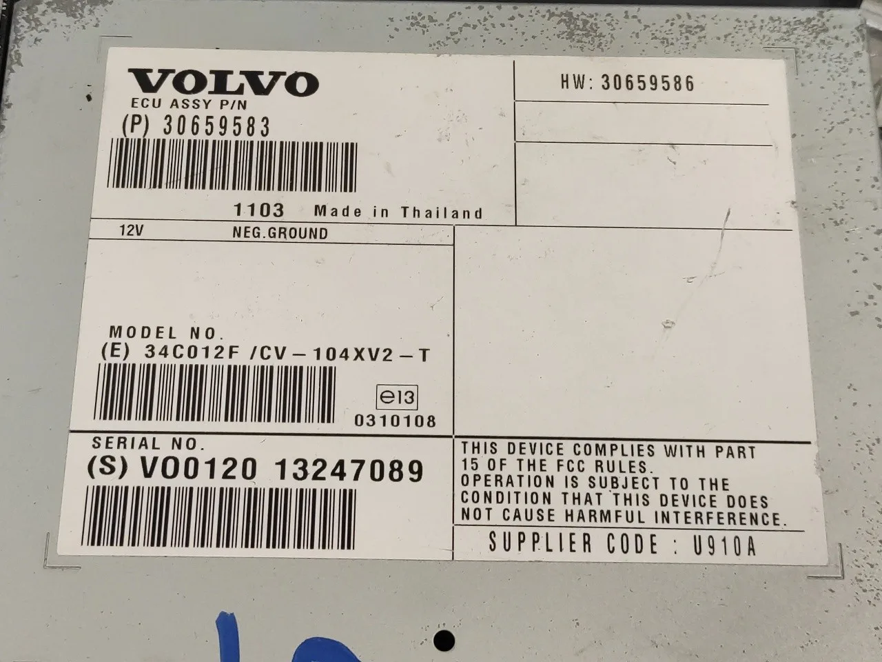 Amplificador Radio para Volvo S60 Lim.