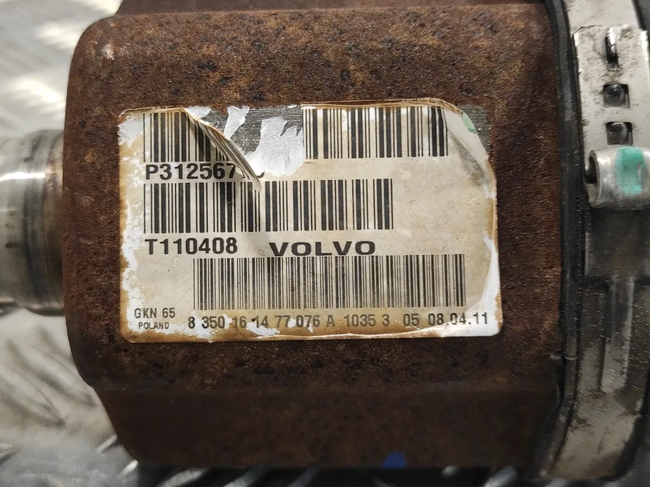 Transmision Delantera Izquierda para Volvo S60 Lim.