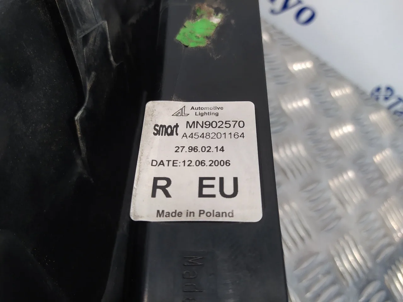 Piloto Trasero Derecho para Smart Forfour
