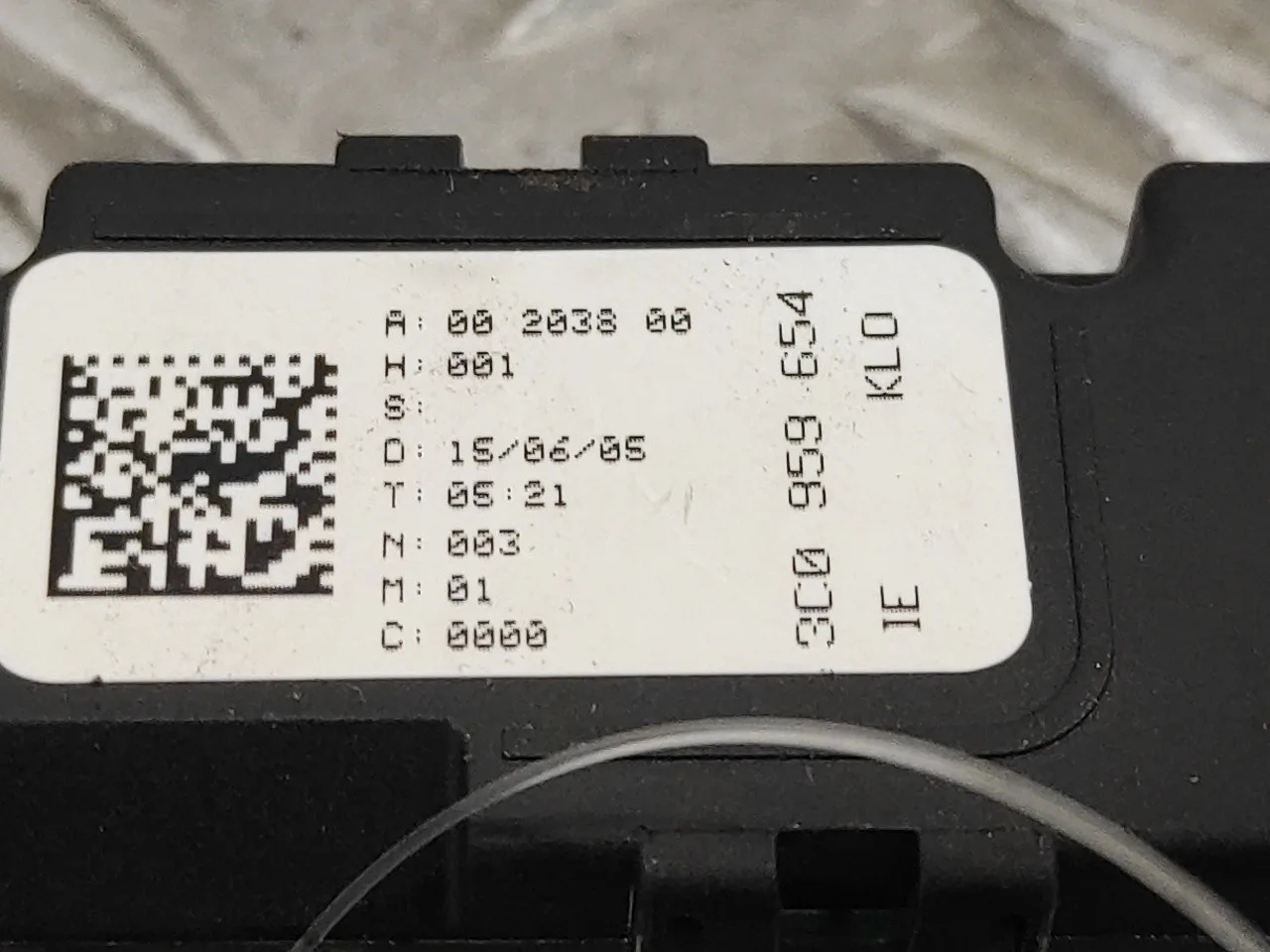 Sensor Angulo De Giro para Volkswagen Passat Berlina (3C2)