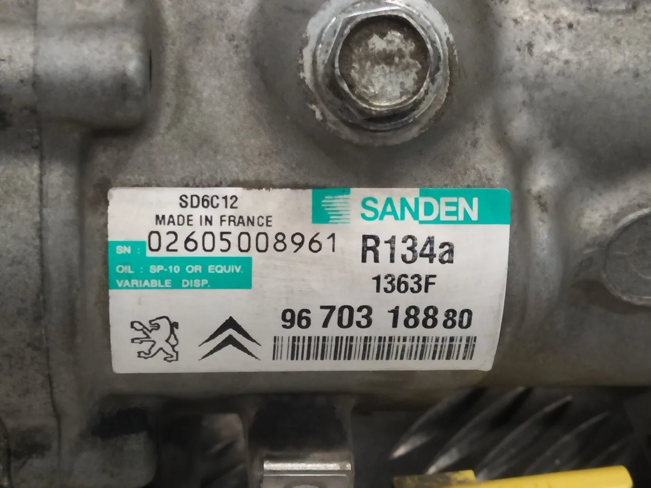 Compresor Aire Acondicionado para Citroën Ds3
