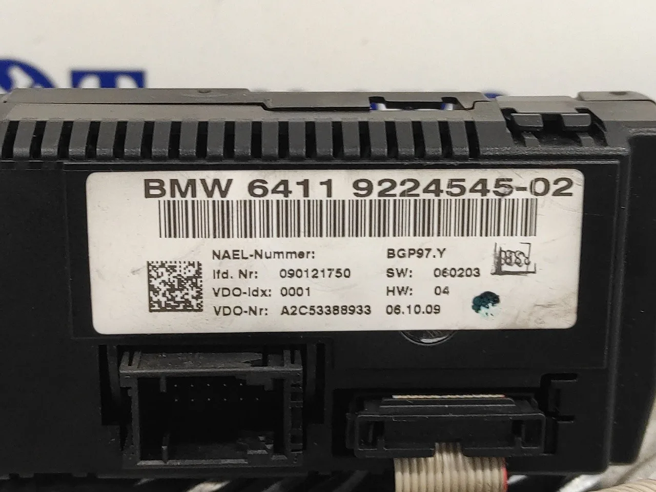 Mando Climatizador para Bmw Serie 1 Berlina (E81/E87)