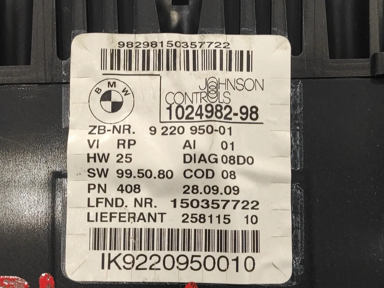 Cuadro Instrumentos para Bmw Serie 1 Berlina (E81/E87)