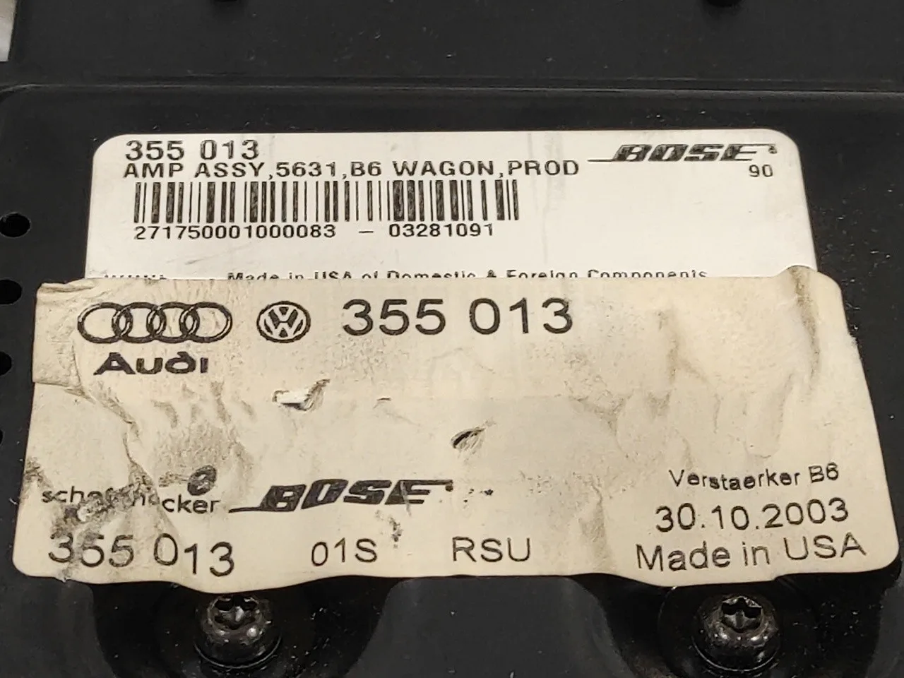 Amplificador Radio para Audi A4 Avant (8E)