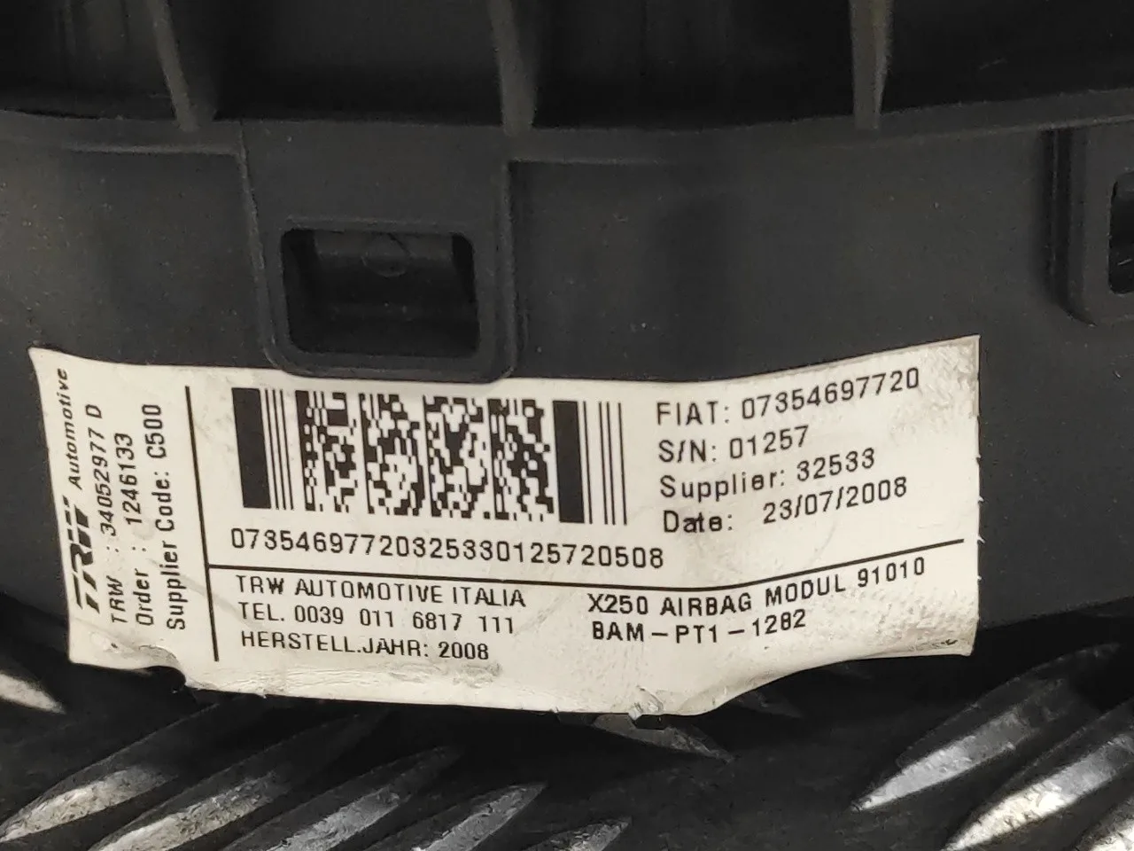 Airbag Delantero Izquierdo para Fiat Ducato Furgon