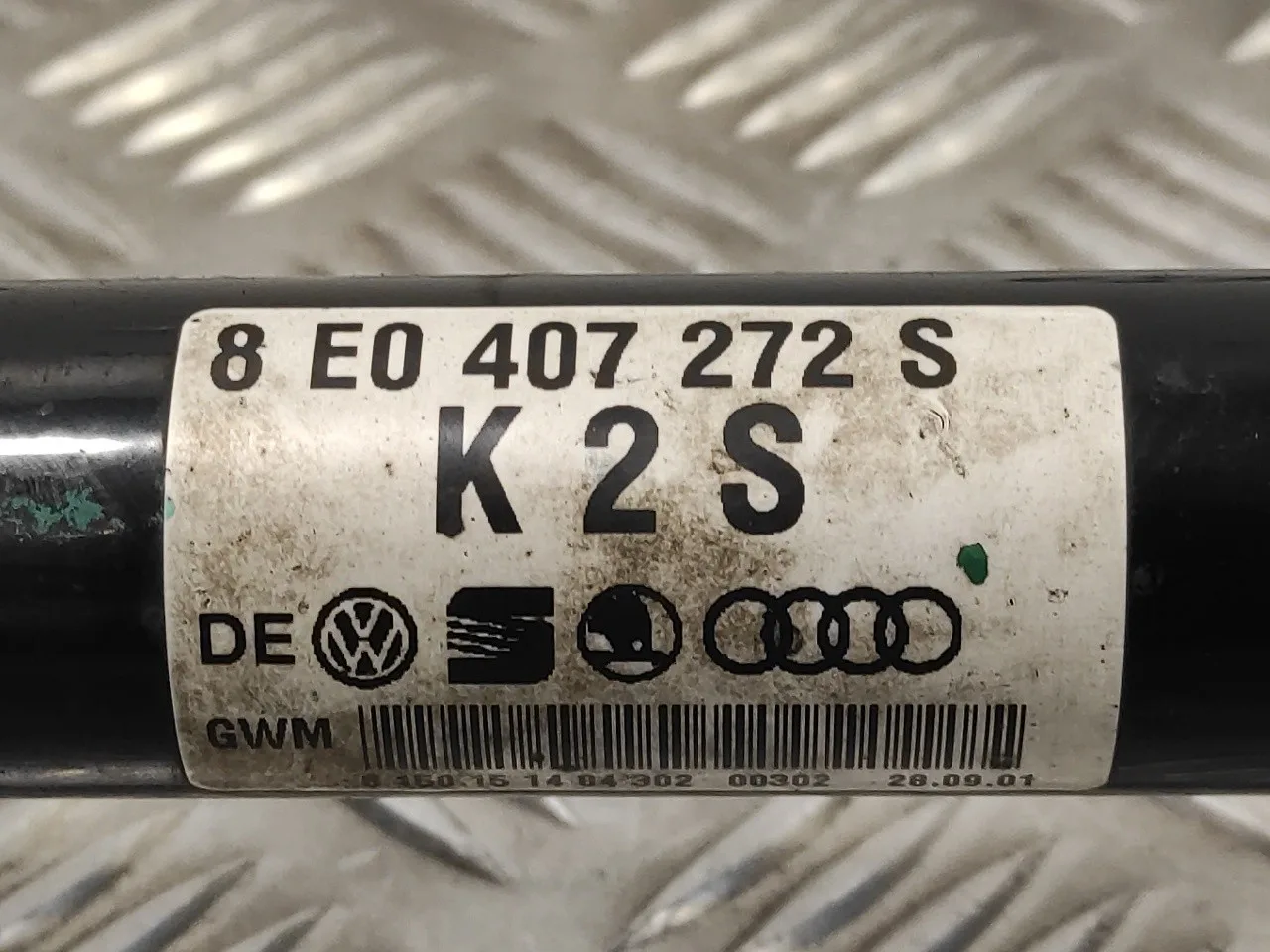 Transmision Trasera Derecha para Audi A4 Berlina (8E)