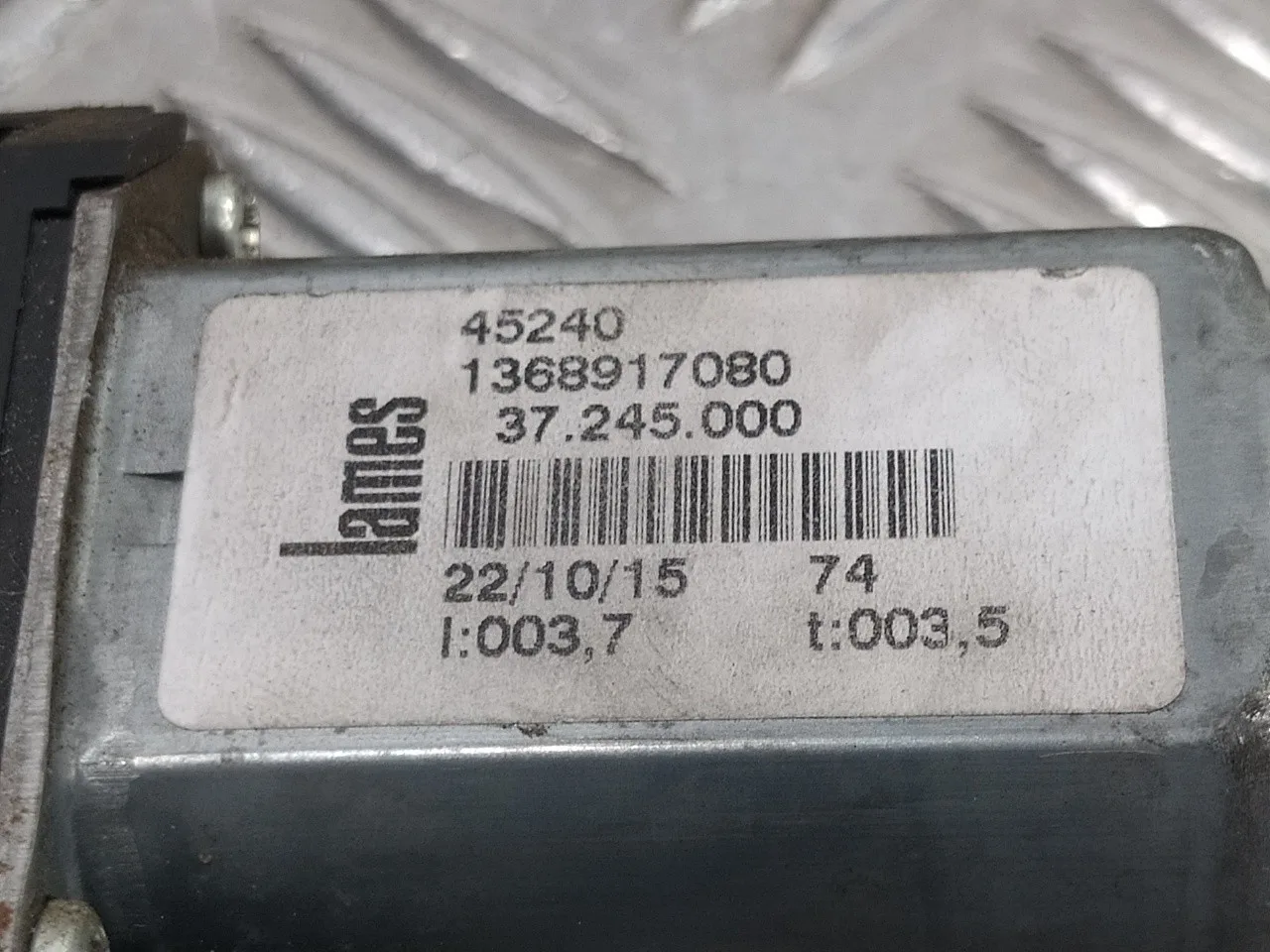 Elevalunas Delantero Derecho para Fiat Ducato Furgon