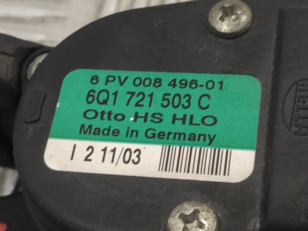 Potenciometro Pedal para Volkswagen Golf Iv Berlina (1J1)