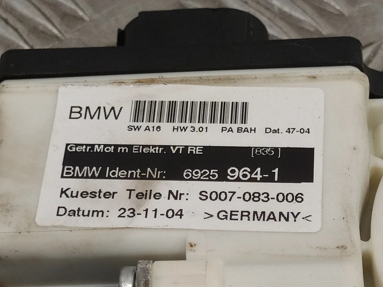 Motor Elevalunas Delantero Derecho para Bmw X3 (E83)