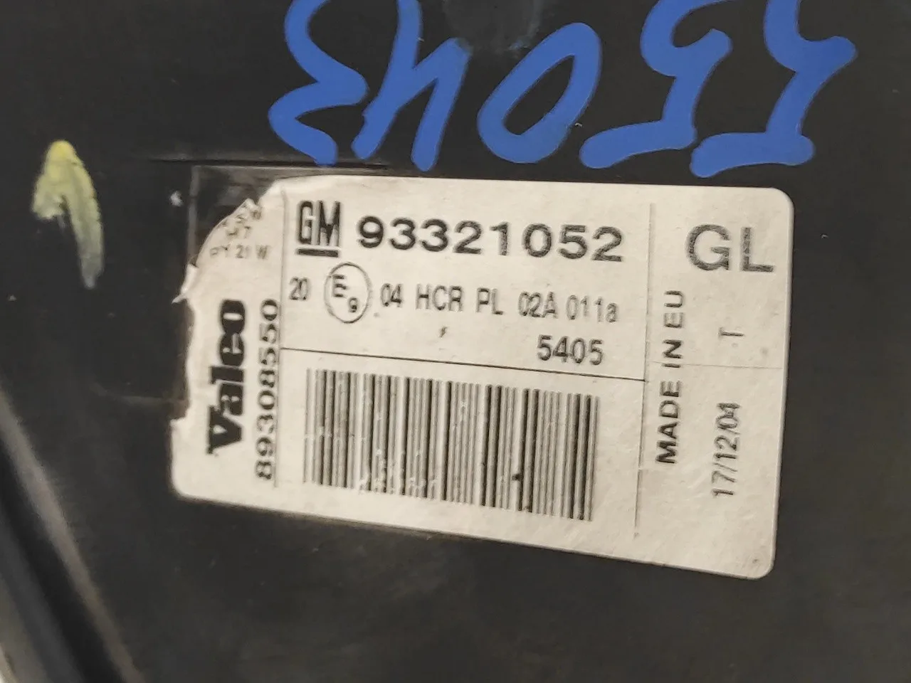 Faro Izquierdo para Opel Meriva