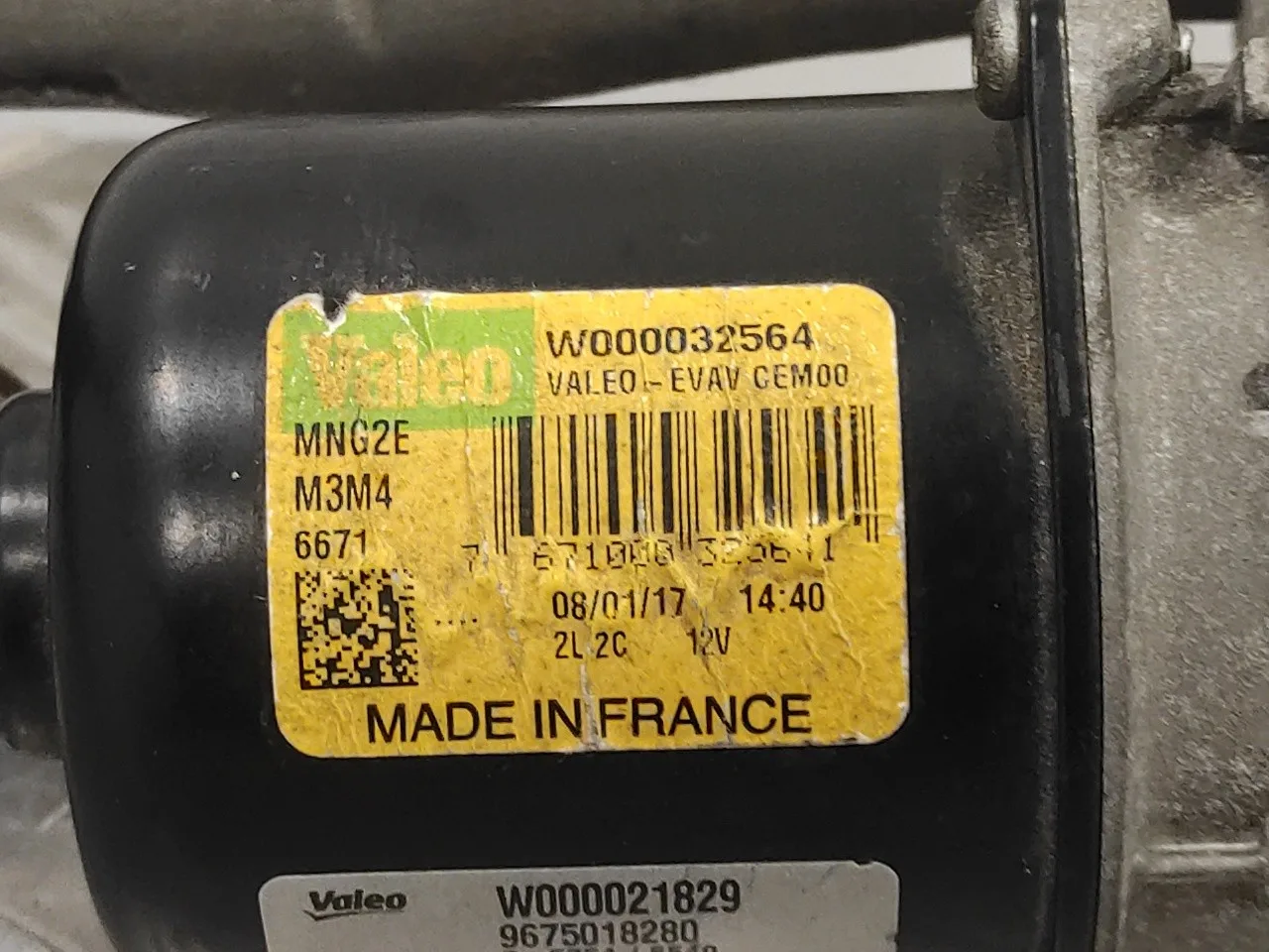 Motor Limpia Delantero para Citroën C-Elysee