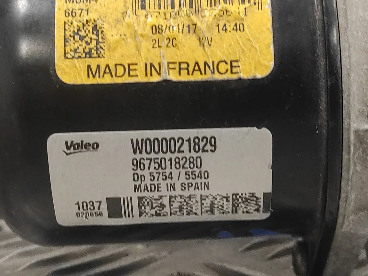 Motor Limpia Delantero para Citroën C-Elysee