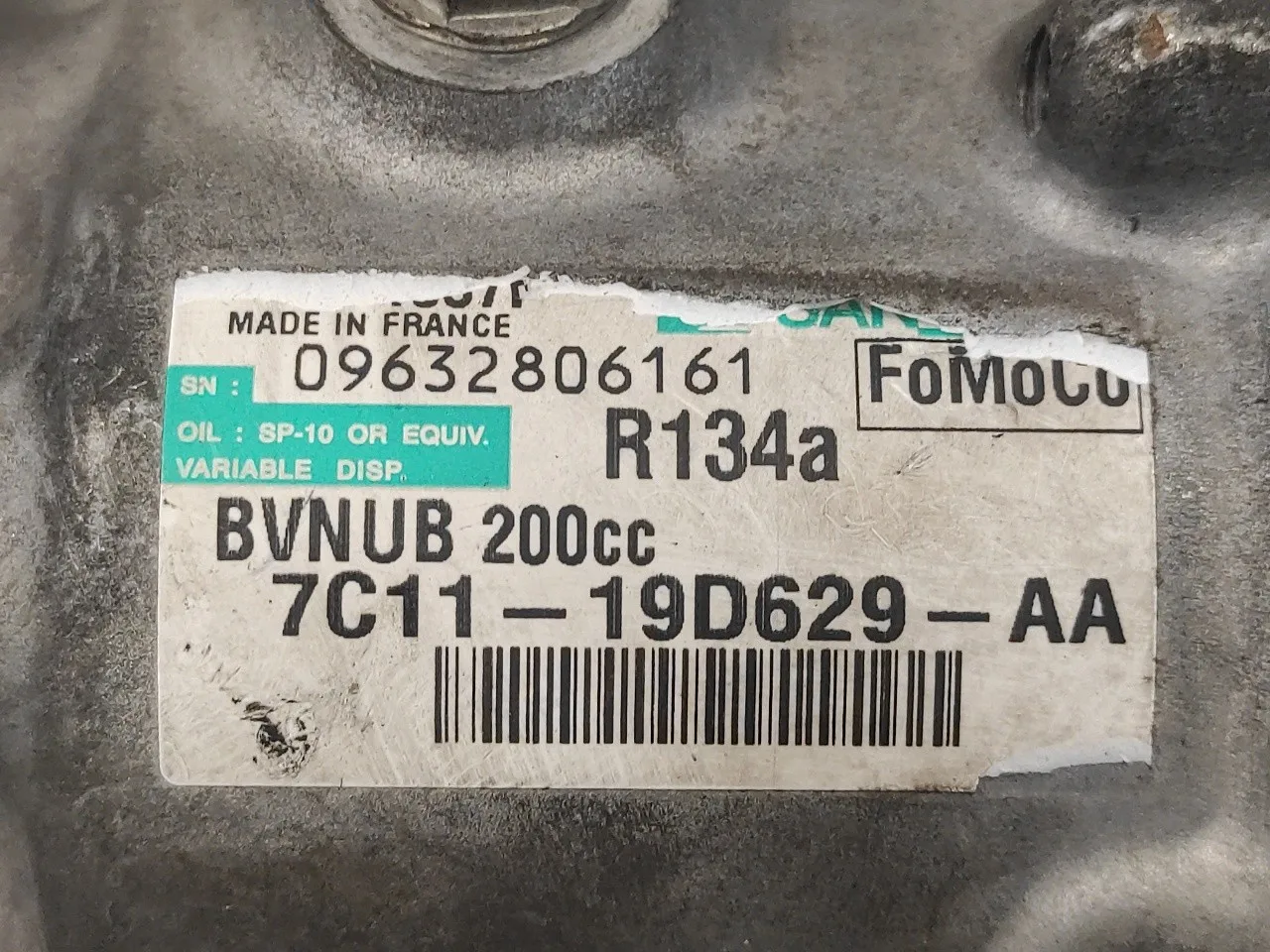 Compresor Aire Acondicionado para Ford Transit Caja Abierta '06