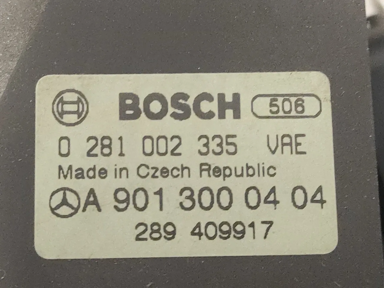 Potenciometro Pedal para Mercedes-Benz Vito (W638) Combi