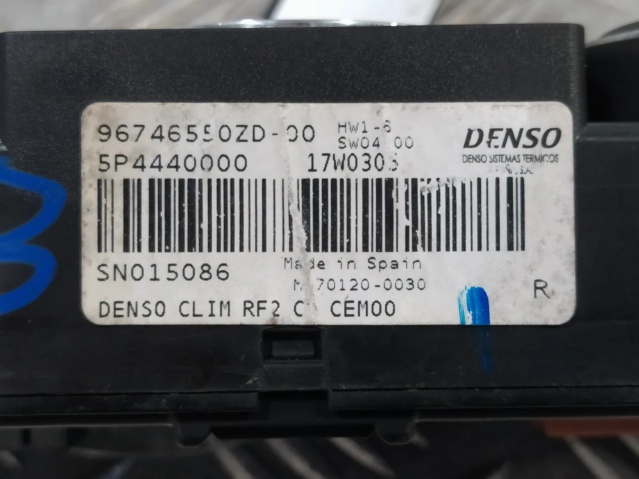 Mando Climatizador para Citroën C-Elysee