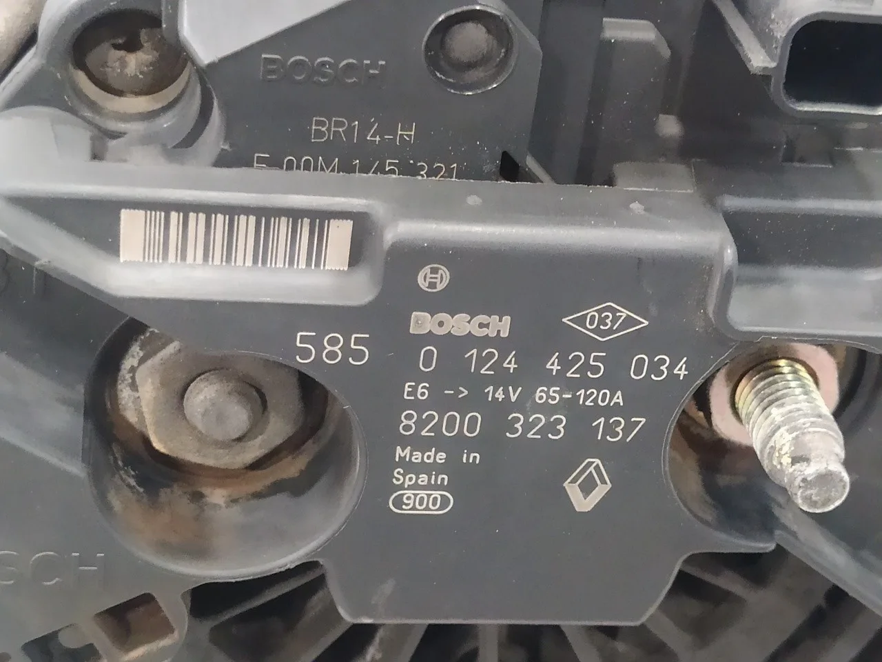 Alternador para Renault Modus