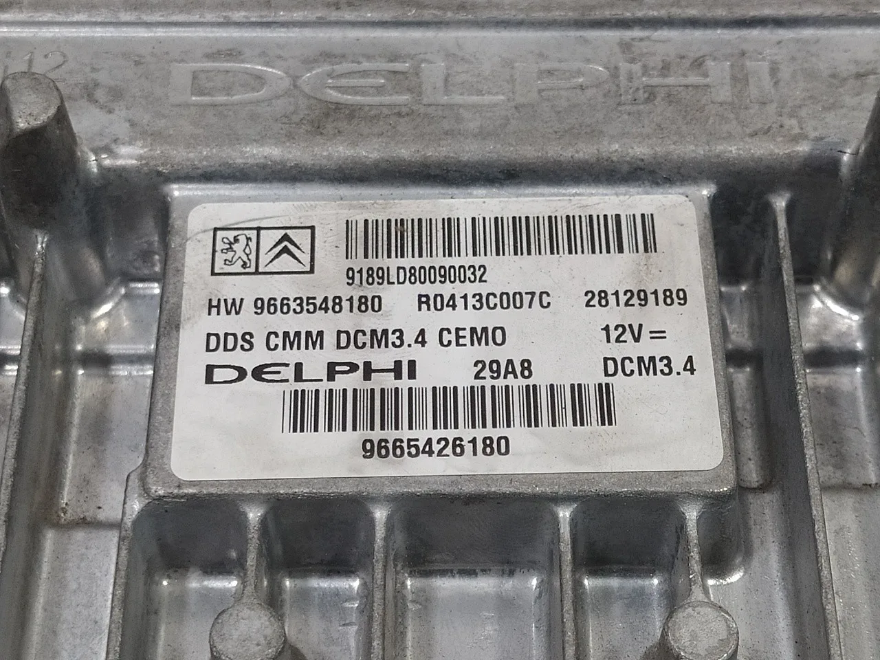 Centralita Motor Uce para Peugeot 308