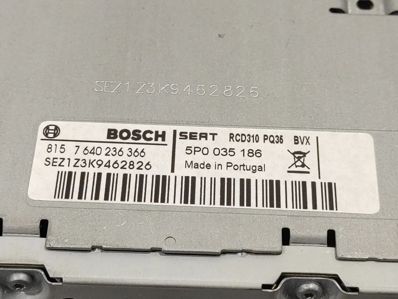 Sistema Audio / Radio Cd para Seat Altea Xl (5P5)