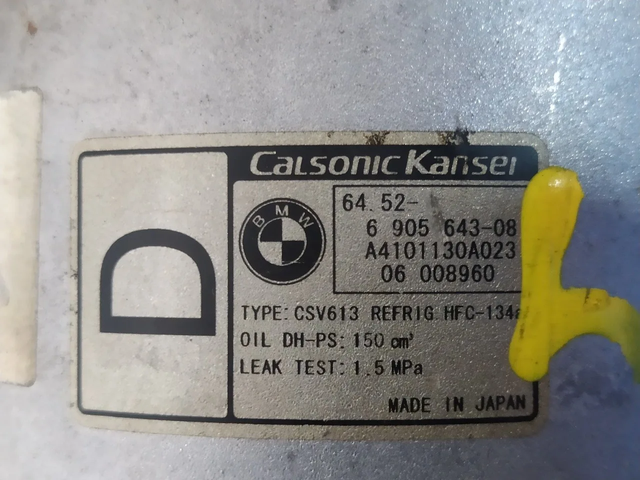 Compresor Aire Acondicionado para Bmw X3 (E83)