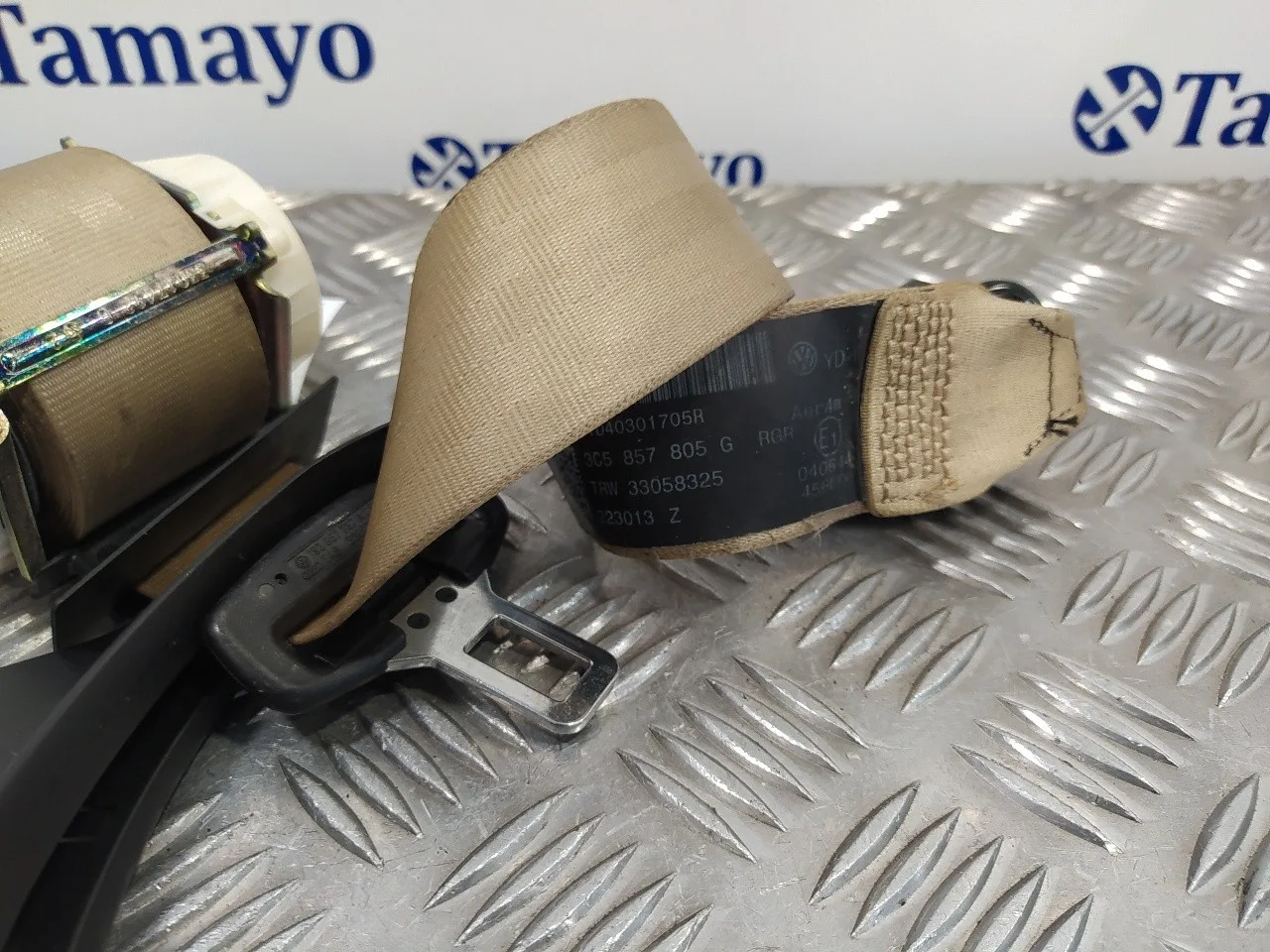 Cinturon Seguridad Trasero Izquierdo para Volkswagen Passat Berlina (3C2)