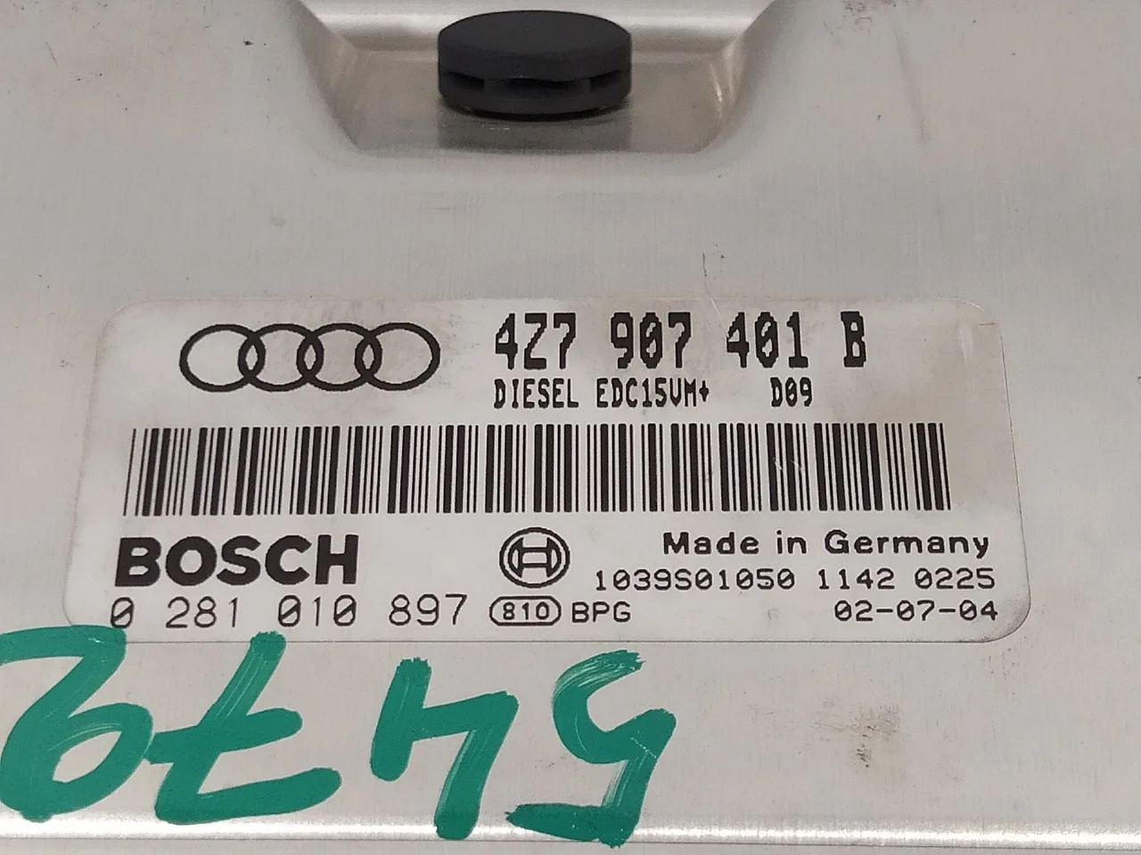 Centralita Motor Uce para Audi Allroad Quattro (4B5)