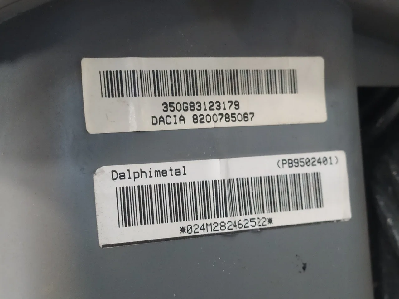 Airbag Delantero Derecho para Dacia Sandero