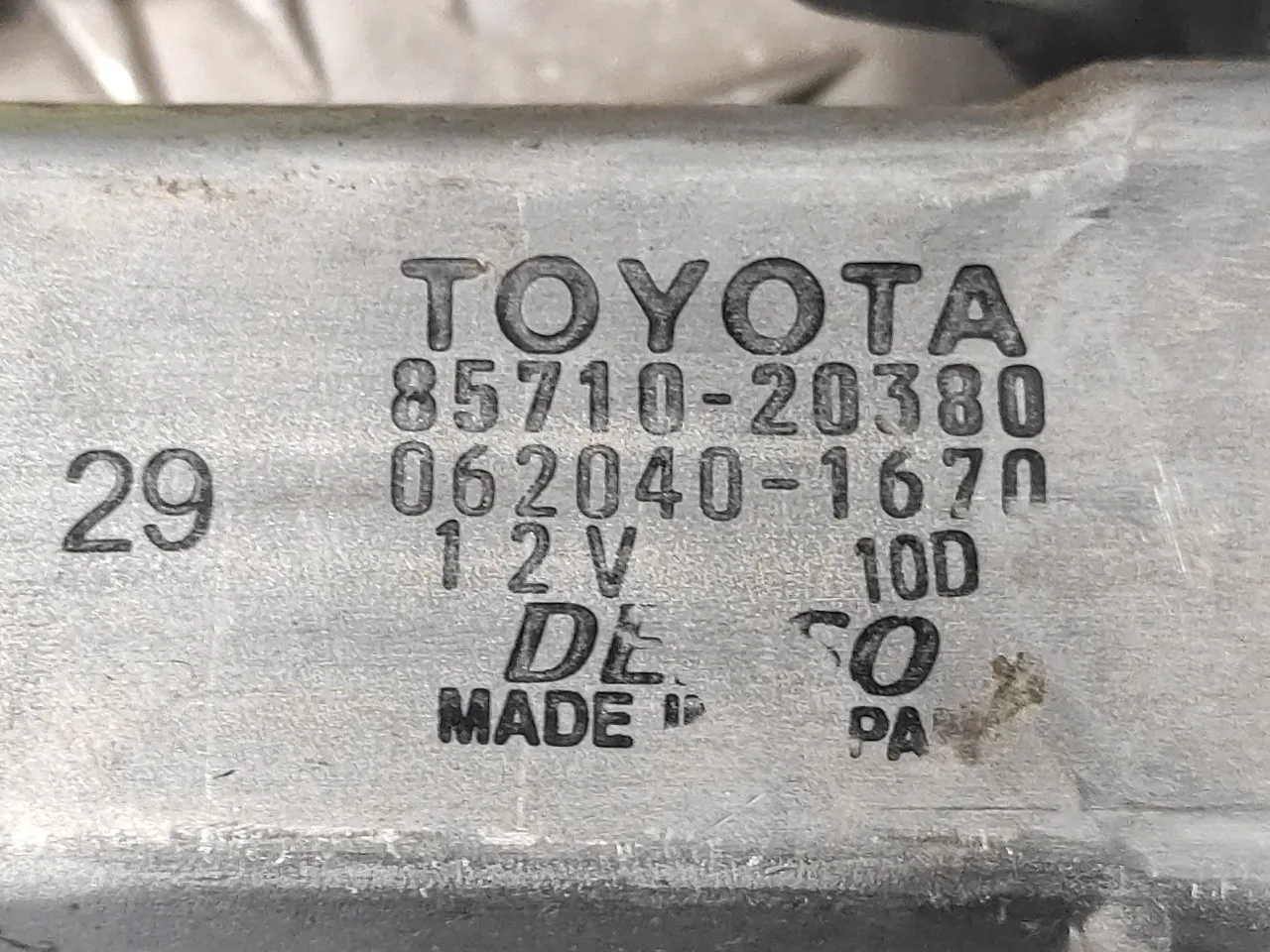 Elevalunas Trasero Izquierdo para Toyota Corolla Verso (E12)