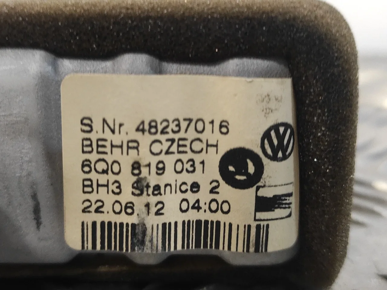 Radiador Calefaccion / Aire Acondicionado para Skoda Fabia (5J2 )