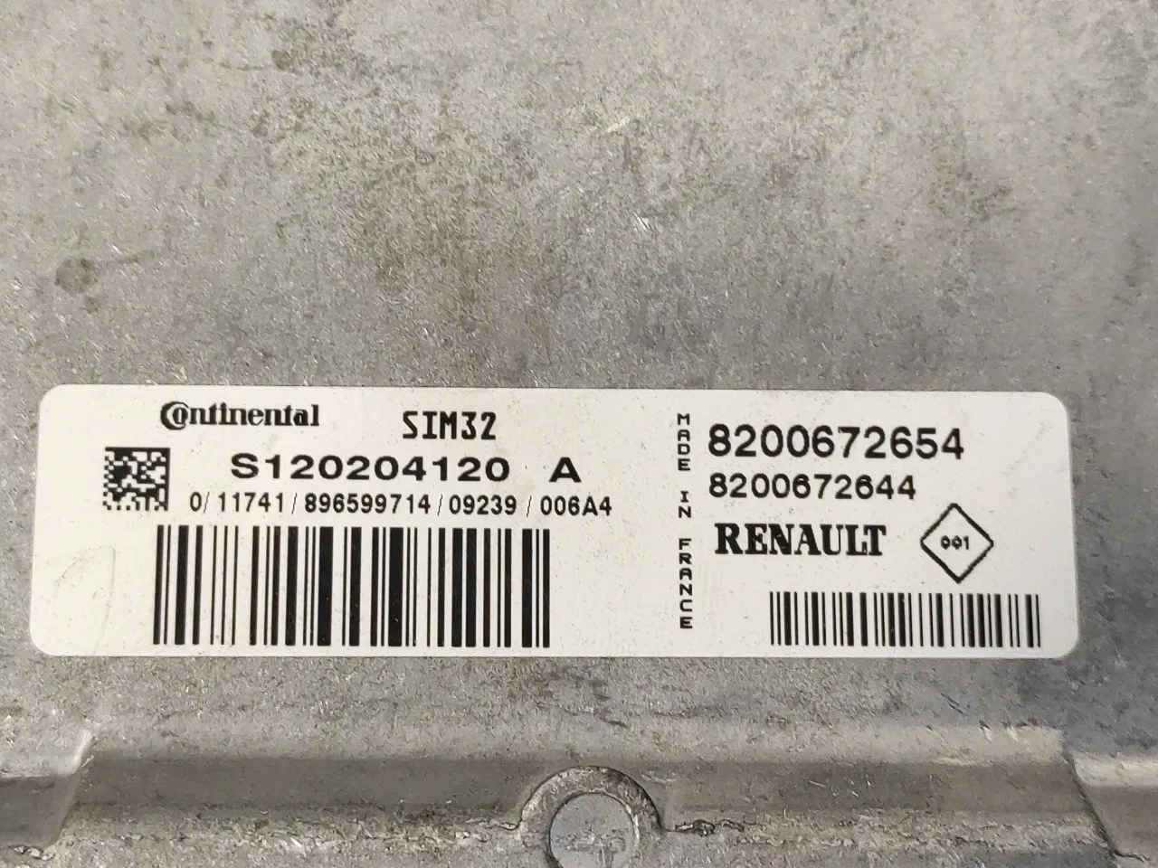 Centralita Motor Uce para Dacia Sandero