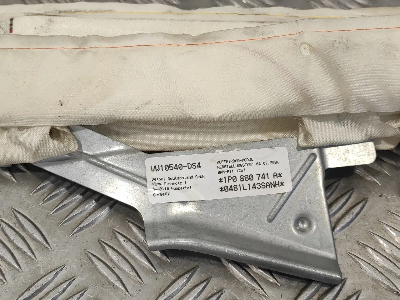 Airbag Cortina Delantero Izquierdo para Seat Leon (1P1)