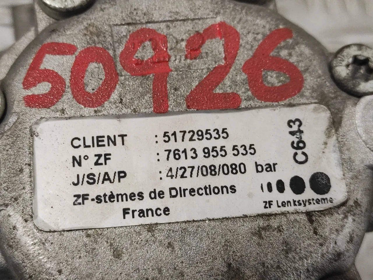 Bomba Servodireccion para Fiat Doblo (119)