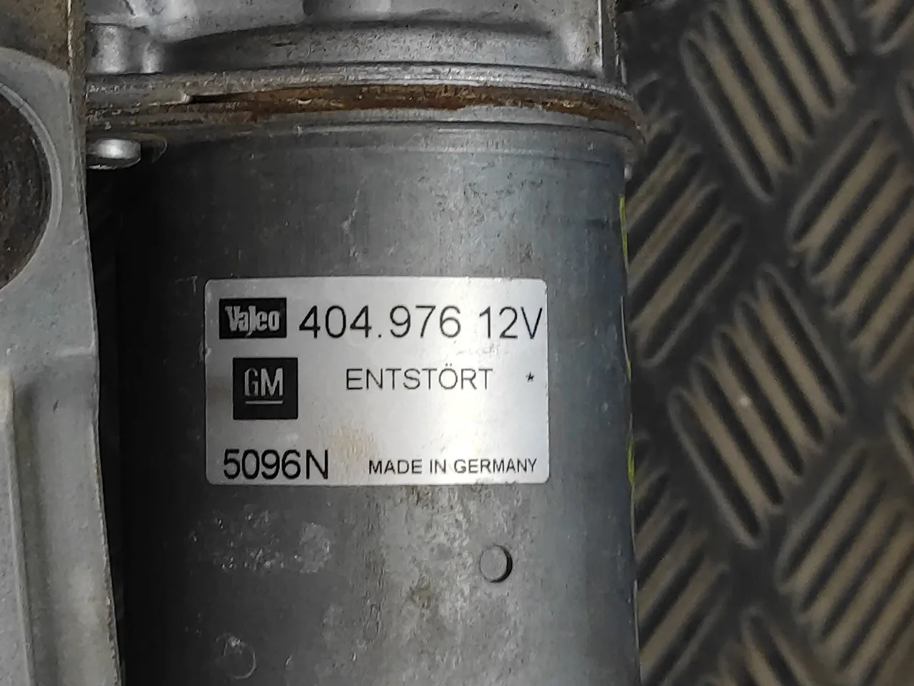 Motor Limpia Delantero para Opel Zafira B