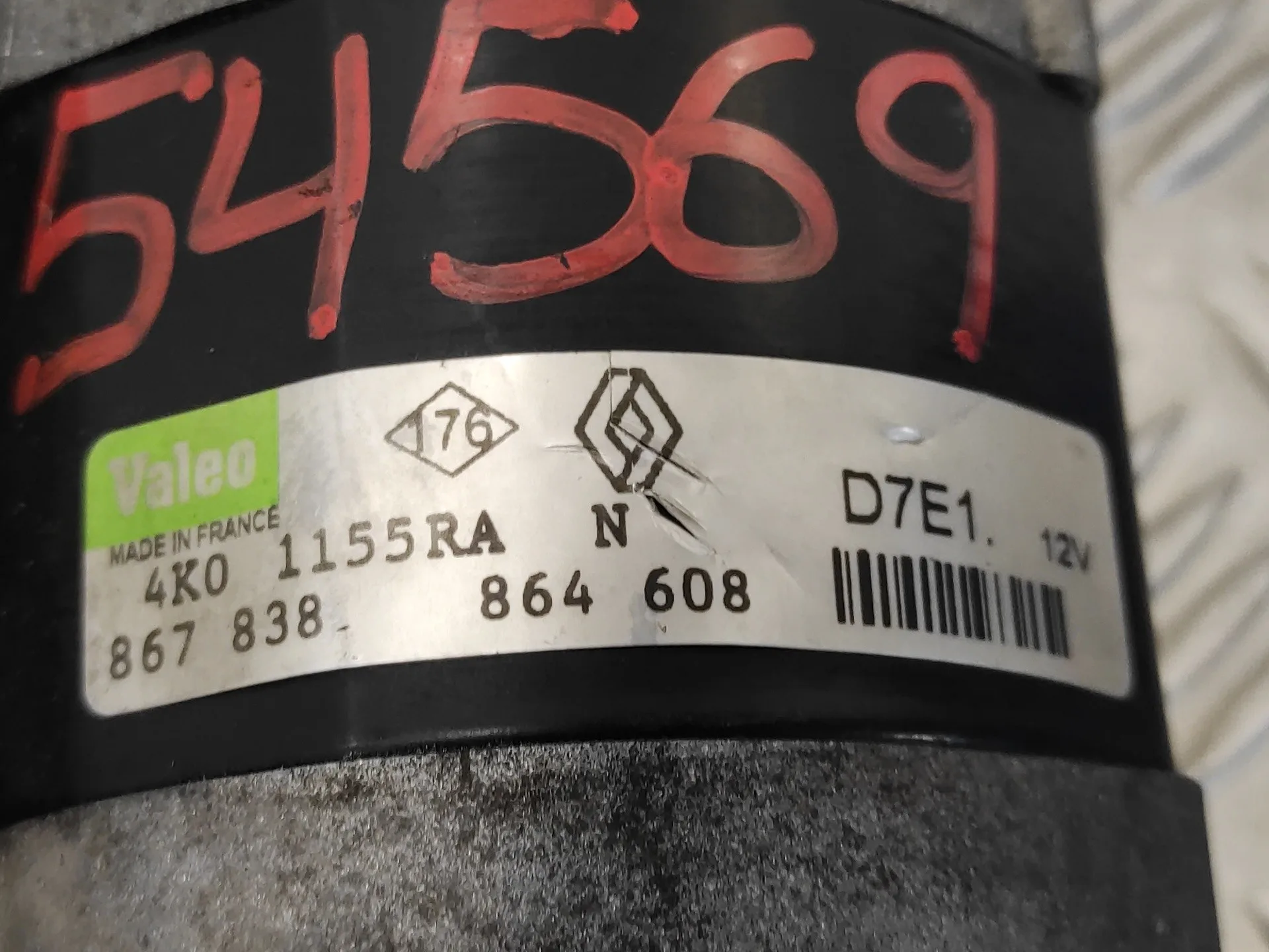 Motor Arranque para Renault Clio Ii Fase I (B/Cbo)